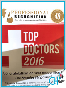 Dr. Carlo P. Honrado, MD, FACS makes the 2016 Super Doctors List Again